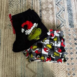 Grinch Christmas Pajama Shorts